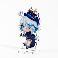 Personnages Personnages Personnages de Standee en Acrylique Transparent à Double Impression Porte-clés Standee