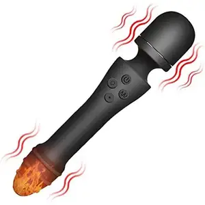 Erotic Rechargeable Japanese Waterproof AV Sex Wand Heated G Spot Clitoris Stimulation Wand Massager Vibrator For Women