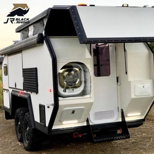 New Custom Úc tiêu chuẩn lớn Pop Up Caravan off road RV cắm trại du lịch Trailer wohnwagen 22ft Caravan cắm trại với nhà vệ sinh - Product Image 3