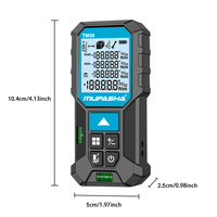 Alat Ukur Jarak Laser Digital Genggam OEM Baru Tiba, Jangkauan 0.05-100M, Tahan Air IP54, Akurasi 2mm