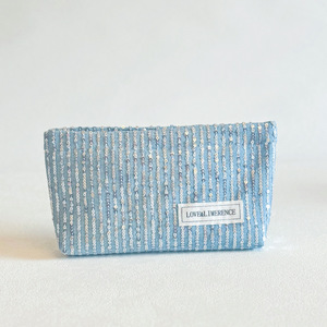Sacs fourre-tout <span class=keywords><strong>MOJO</strong></span> promotionnels, nouveauté 2025, en polyester brodé avec motif nœud papillon, grande capacité, rangement intérieur portable, pour cosmétiques - Product Image 2