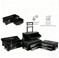 Armoires à outils métalliques modernes 7 tiroirs hauteur réglable robustes pour atelier mécanique OEM/ODM personnalisables avec serrure 3 ans de garantie
