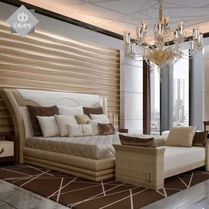 Doppel italienisches Bett Design in Woods Queen Schlafzimmer möbel Set Einzel bett Designs mit Lagerung Luxus Wandbett Wohn möbel