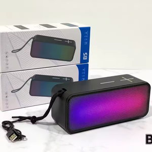 Haut-parleur sans fil portable BT5.0 avec éclairage LED RVB, mini haut-parleur passif en plastique 3W, lecteur de musique <span class=keywords><strong>MP3</strong></span> stéréo portable - Product Image 3