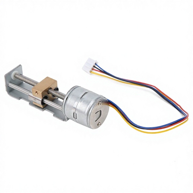 Mini Hybrid Linear Stage Actuator Small Slide Rail Screw Stepper Motor Planetary Reducer Measuring Equipment Printers