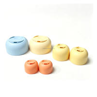 Bouteilles compressibles OEM en plastique PP 28 mm à double couche avec bouchon disque, grande capacité, surface bombée et fermeture à clip pour savon liquide et parfum