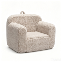 Fauteuil-canapé pour enfant ultra doux et confortable, rembourré de mousse compressée, idéal pour la lecture des tout-petits