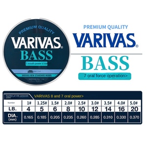 Línea de Fluorocarbono VARIVAS Barry Bass 3A/BASS Arata de Japón, Línea Principal de Pesca Luya, Sublínea Resistente al Desgaste, Conductor Frontal - Product Image 1