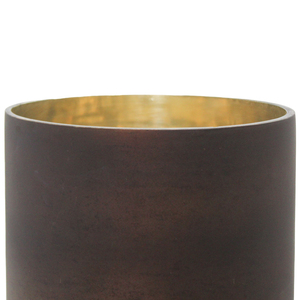 Elegante vaso in vetro sfumato con base a piedistallo per soggiorno, vaso decorativo per fiori - Product Image 5