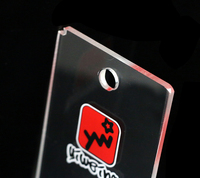 Grattoir à cire de ski en acrylique transparent, taille personnalisée avec logo, pièces