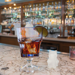 Grandi stampi per cubetti di ghiaccio in Silicone a forma di gatto 3D a 4 fori e gelatiera per regali di whisky/Bourbon-amanti dei gatti donne e uomini - Product Image 2