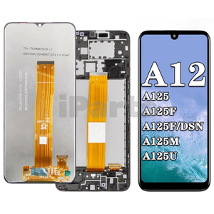 Nouvel affichage de remplacement iParts pour Samsung Galaxy A12 <span class=keywords><strong>SM</strong></span>-<span class=keywords><strong>A125F</strong></span>/DSN <span class=keywords><strong>A125F</strong></span>/DS <span class=keywords><strong>A125F</strong></span> A125M écran tactile LCD avec assemblage de cadre OEM - Product Image 2