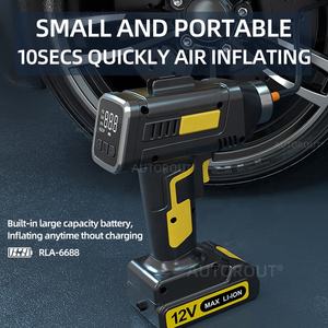 נטענת תרסיס רכב צמיג <span class=keywords><strong>Inflator</strong></span> 12V חנקן אוטומטי מיני אלחוטי דיגיטלי חשמלי צמיג <span class=keywords><strong>Inflator</strong></span> אקדח - Product Image 3