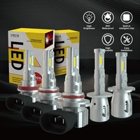 Bombilla LED para Faros Delanteros 9012 Estilo L4 6500K 28W 2800 Lúmenes Iluminación Súper Brillante para Automóviles