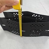 Geocelda de HDPE negra de 6 pulgadas de profundidad para estabilización de caminos, patios, pasillos, estacionamientos de RV, pendientes y jardines