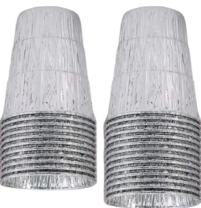 Waterproof Portable Conical Aluminum Foil Cups Disposable Outdoor Travel Barbecue Food Packaging Foil Cups - Product Image 4