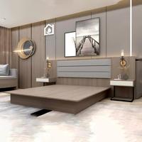 Meubles d'hôtel modernes, design tout-en-un, vente directe d'usine, respectueux de l'environnement, durables, confortables, lits d'hôtel étoilés
