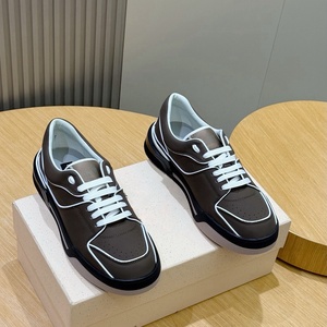 Baskets décontractées tendance à bout carré de <span class=keywords><strong>marque</strong></span> de créateur 2026, avec doublure en pur coton et style à lacets, idéales pour la marche - Product Image 6