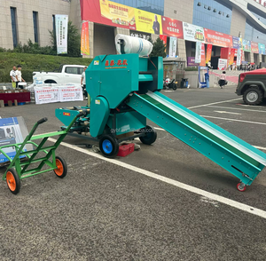 Presse <span class=keywords><strong>à</strong></span> balles de foin et paille de blé de 50 kg, ensileuse électrique pour ensilage, machine d'emballage de paille, prix de vente - Product Image 1