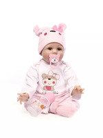 Boneka Bayi Reborn Grosir 55cm 22 Inch, Boneka Realistis Silikon Vinyl, Bayi Perempuan Baru Lahir, Boneka Kustom Realistis