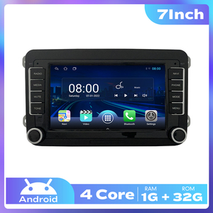 7 Inch Car Stereo for Universal VW With Button Car GPS Tracking <strong>Device</strong> Car Radio Android Vehicle Reverse Camera - Product Image 2
