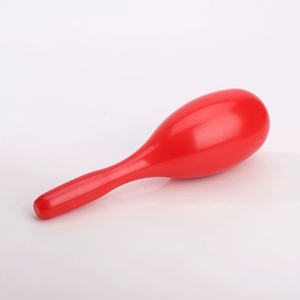 Maracas en plastique colorées brillantes, shakers à sable monobloc, jouets de percussion pour fêtes, concerts et maternelles - Product Image 2