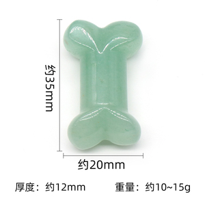 Mini cristal <span class=keywords><strong>Natural</strong></span> tallado de hueso de Reiki, cristal de roca, chacra, Gema de hueso para regalo de colección de cristal, 35mm, venta al por mayor - Product Image 2