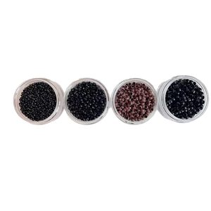 Vente en gros Hooper and Company Hair 2.5mm 3mm 3.5mm 4mm 100 pièces par sachet Nano Beads Micro Anneaux en Aluminium à Forte Adhérence pour Extensions Capillaires - Product Image 1