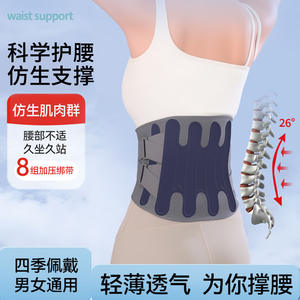 Nouvelle ceinture de soutien lombaire 3D Flyknit à pression chaude, double plaque en acier, stabilité à long terme pour la colonne vertébrale des hommes/femmes pour s'asseoir - Product Image 5