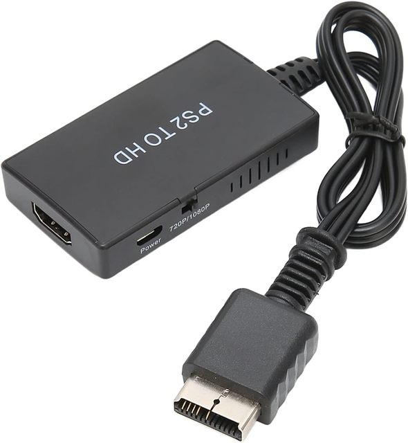 For PS2 to HD - MI Converter PS2 to HD High Definition PS2 to HD for PS1/2/3 1080P HDTV Monitor