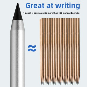 Crayon métallique haute qualité, sans encre, écriture fluide, technologie noire de pointe, stylo éternel sans tailleur - Product Image 4