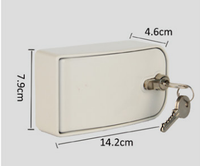 Sélecteur de clé central moderne en alliage d'aluminium DP pour moteur de porte roulante 16019-2A, interrupteur à vis pour moteur de porte roulante