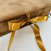 Boîte de présentation magnétique de luxe recyclable, boîte de rangement pliable classique, boîte cadeau rigide en velours, logo personnalisé pour l'emballage