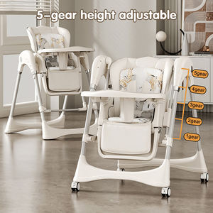 Chaise haute électrique pour bébé 3 en 1, chaise haute pour repas, chaise haute portable, chaise haute pliable, design élégant - Product Image 5