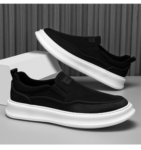Pointures 39-44, Noir, Conception monobloc pour plus de commodité, <span class=keywords><strong>Chaussures</strong></span> de skate décontractées rétro souples pour le printemps, l'été et l'automne - Product Image 2