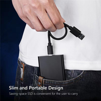 Upgrade Logo Kustom, SSD High-Speed, Flashdisk Mobile USB, Casing Hard Disk Eksternal