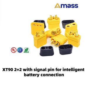 Conector de Batería de Litio para Aeromodelismo XT90I de Alta Corriente 45A con Pin de Señal y Cubierta XT90PW (2+2) Precio al por Mayor - Product Image 3