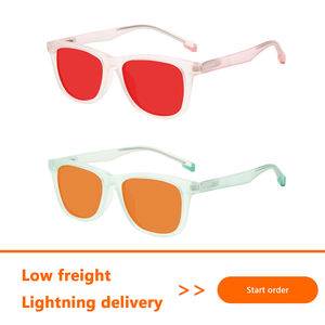 2025 धूप यूनिसेक्स ऑप्टिकल फ्रेम के साथ टी 90 उच्च गुणवत्ता वाले लाल नारंगी पीले रंग के लेंस क्लासिक एंटी ब्लू लाइट किड्स ग्लास - Product Image 2