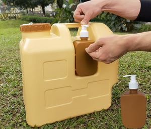 Cấp thực phẩm PE nhựa 20L nước lưu trữ <span class=keywords><strong>container</strong></span> di động cắm trại xe xô nước với vòi - Product Image 3