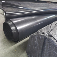 Penutup Kolam Danau Buatan Geomembran HDPE Karet Foil Anti-UV Tebal 1mm-3mm Ukuran Sesuai Pesanan