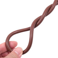 Cordon en caoutchouc rond extrudé en fluorocarbone FKM, service de découpe sur mesure OEM ODM