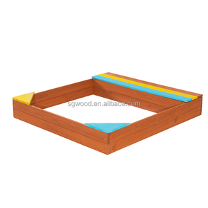 Nouvelle conception de <span class=keywords><strong>bac</strong></span> à <span class=keywords><strong>sable</strong></span> carré en bois écologique pour jouer en extérieur, <span class=keywords><strong>bac</strong></span> à <span class=keywords><strong>sable</strong></span> pour enfants - Product Image 3