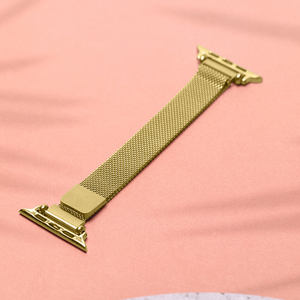 <span class=keywords><strong>Bracelet</strong></span> milanais en maille pour montre <span class=keywords><strong>Apple</strong></span> <span class=keywords><strong>watch</strong></span> <span class=keywords><strong>44</strong></span> 40 42 38 <span class=keywords><strong>MM</strong></span>, bijoux de luxe pour femmes - Product Image 4