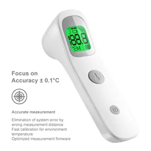 온도 측정 포함 고정밀 핸드 헬드 보디 이마 의료용 온도계 비접촉 적외선 온도계