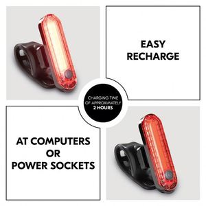 Promotional Gift COB LED Bike Tail <b>Light</b> Custom Logo <b>USB</b> <b>Rechargeable</b> 4 Modes High Brightness Universal Seatpost Safety Lamp - Product Image 3