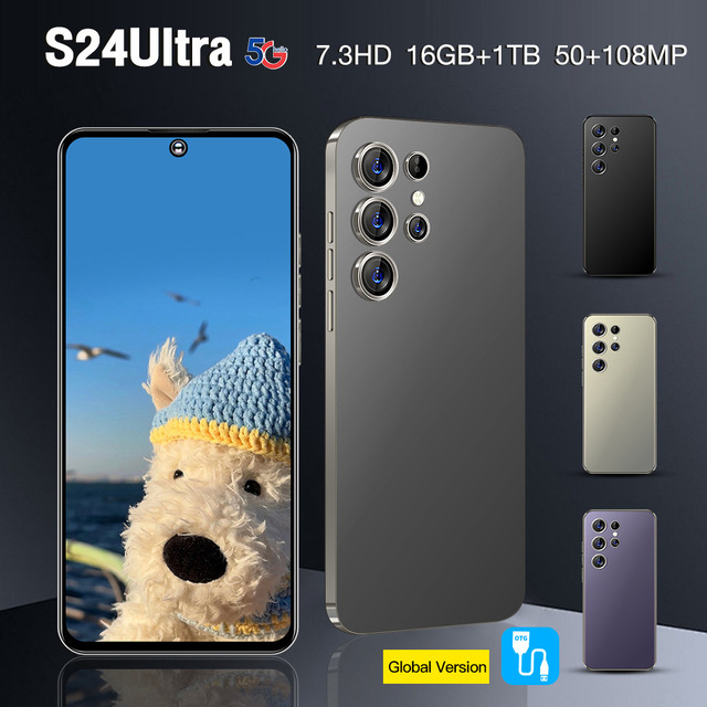 Cross-border S24 Ultra Smartphone 16 1T Mobile Phone Big Large Screen Mobile Phone Source Factory Price TK