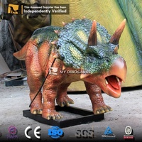 Benim Dino L-76 gerçekçi robotik dinozor bebek satılık Triceratops