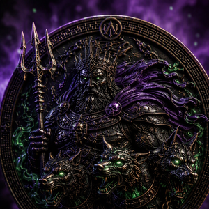 Pièce de monnaie commémorative personnalisée en relief 3D, Hades, Seigneur du Sous-Monde, en bronze antique, mythe grec, pièce de défi pour cadeau de luxe - Product Image 4