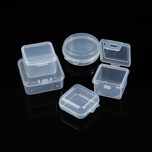 Boîtes de rangement en plastique PP de différentes tailles pour la collection de petits objets, étui à bijoux, étui pour écouteurs, étui pour composants électroniques - Product Image 6