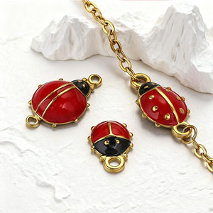 Colgantes y Dijes de Lujo de Acero Inoxidable 316L con Baño de Oro de 14k y 18k, Resistentes al Deslustre, para la Creación de Joyas (Collares y Pulseras) - Product Image 3